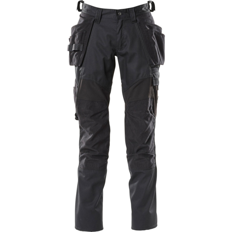 Mascot Accelerate arbetsbyxor med stretch, svart, st 82C60