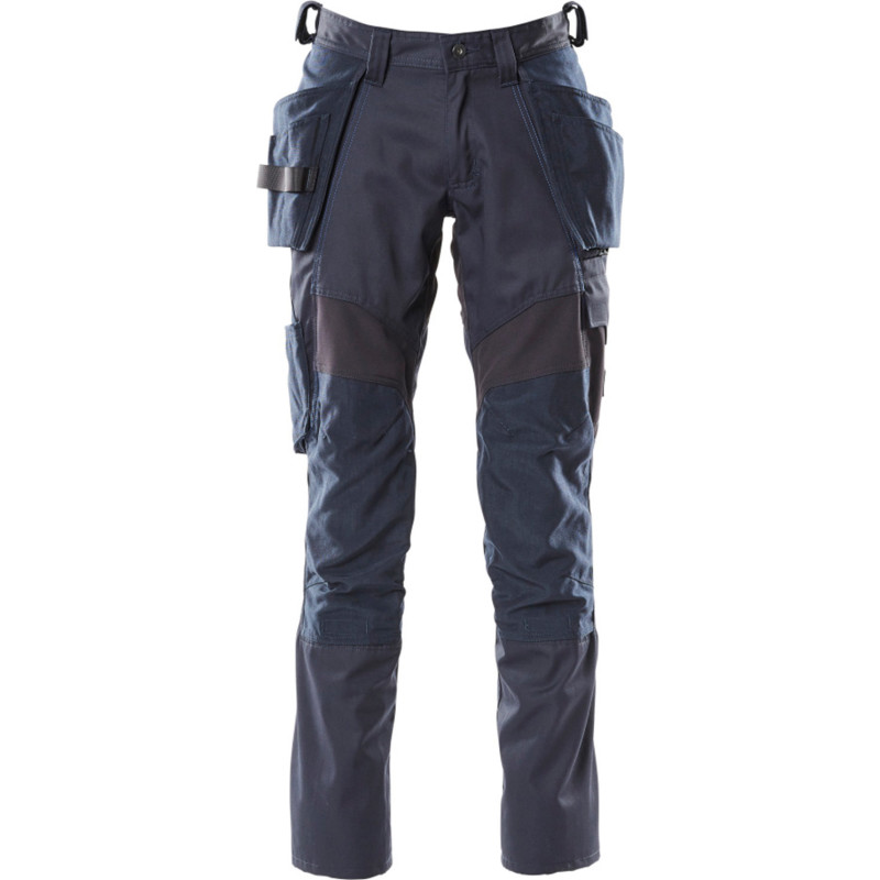 Mascot Accelerate arbetsbyxor med stretch, marinblå, st 90C54