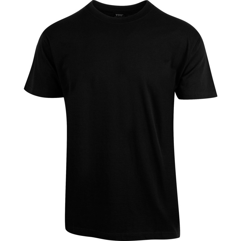 YOU Classic t-shirt, sort, str. 2XL