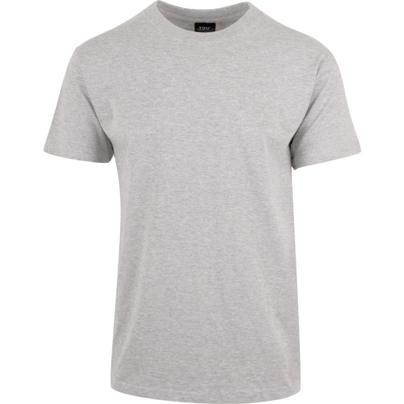 YOU Classic t-shirt, lysegrå meleret, str. M