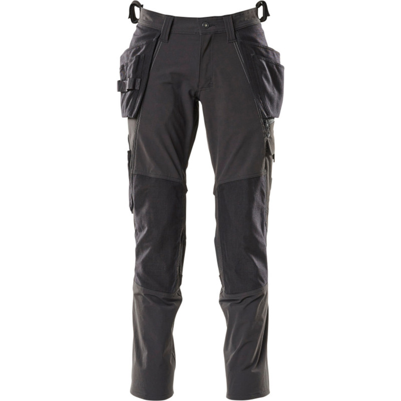 Mascot Accelerate arbetsbyxor med stretch, svart, stl 82C56
