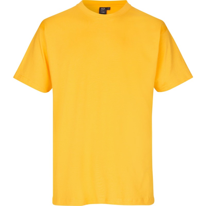 ID T-Time t-shirt, gul, st XL