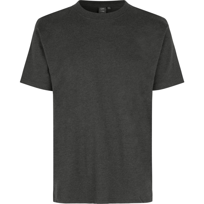 ID T-Time t-shirt, koksgråmelange, st 3XL