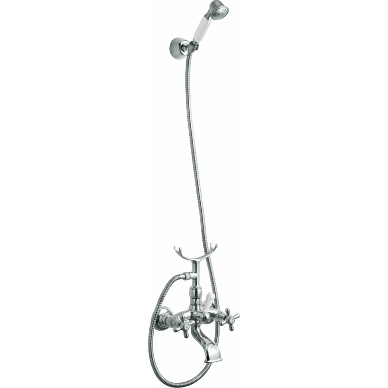 Lavabo Retro badkarsblandare med duschset, krom