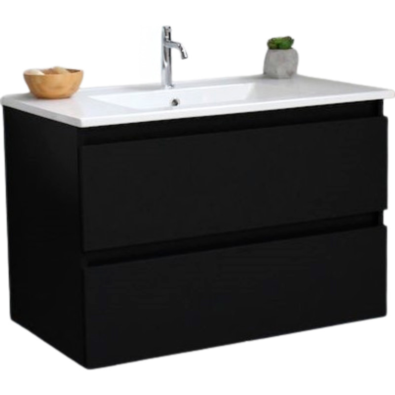 Sanibell Online møbelpakke, usamlet, 81x46,5 cm, mat sort