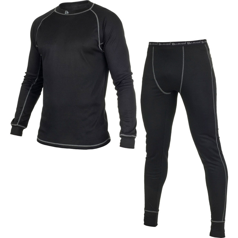 L.Brador 730P underställsset, svart, st 5XL