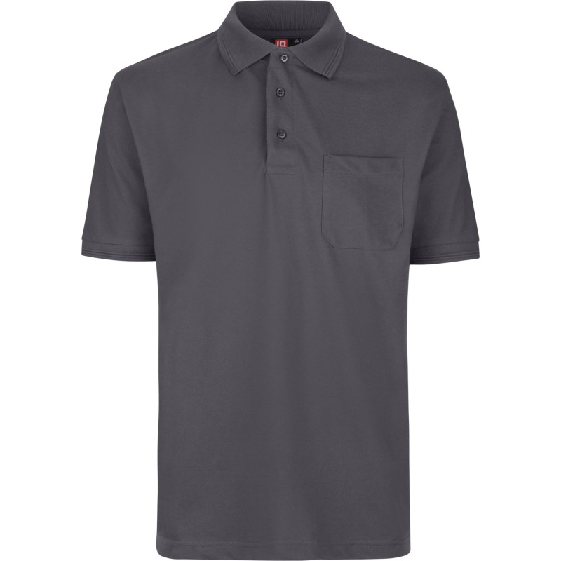 ID Pro Wear poloshirt, silvergrå, st