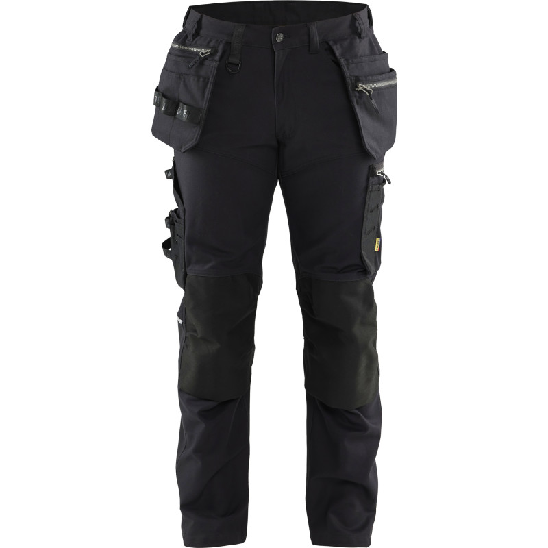 Blåkläder Workwear 1790 håndværkerbukser med 2-vejs stretch, sort, str. C48