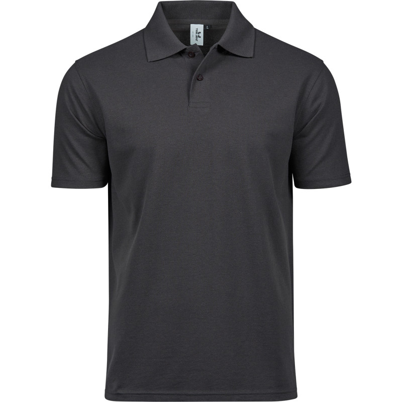 Tee Jays Power poloshirt, mørkegrå, str. S