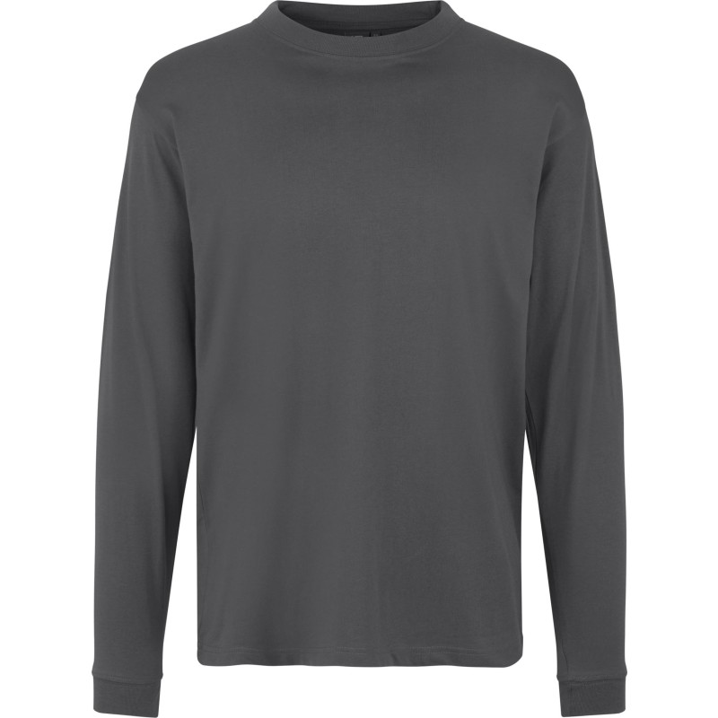 ID Pro Wear t-shirt långärmad, silvergrå, st M