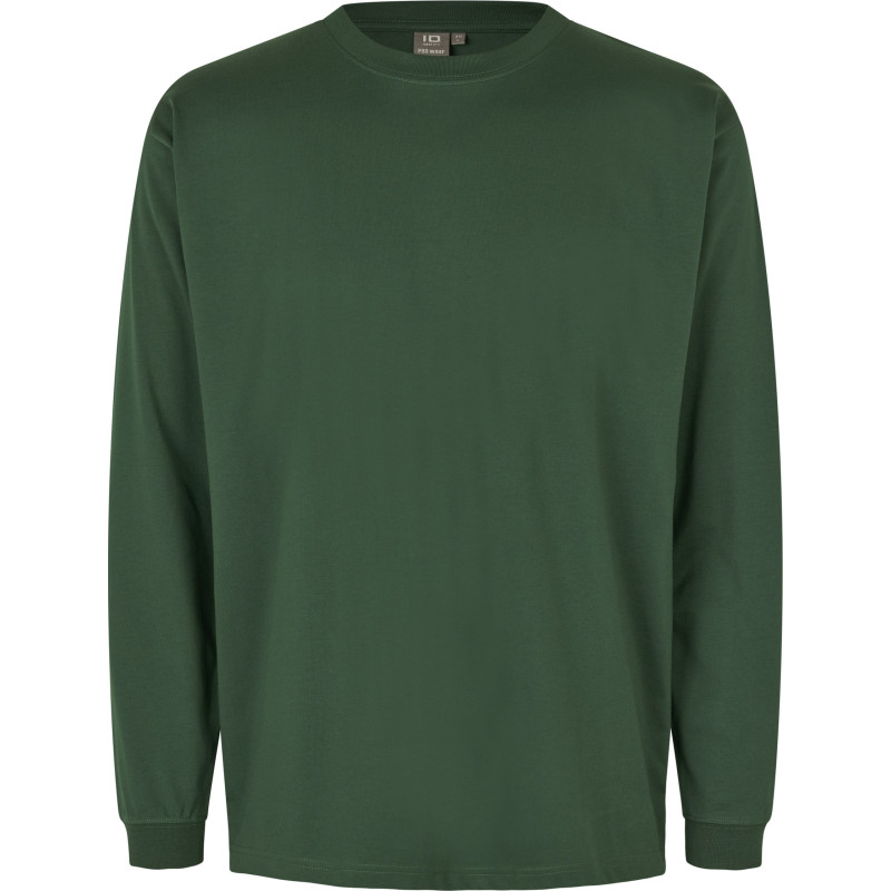 ID Pro Wear t-shirt långärmad, flaskgrön, st