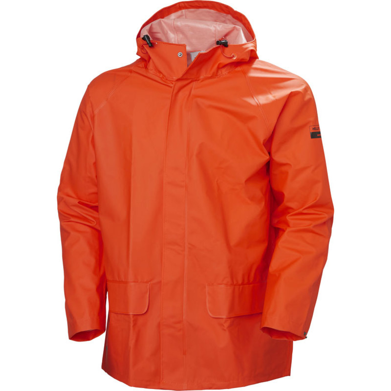 Helly Hansen Mandal regnjacka, mörkorange, st XL