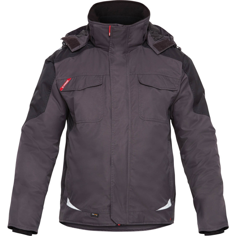 FE Engel Galaxy vinterjakke, koksgrå/sort, str. 4XL
