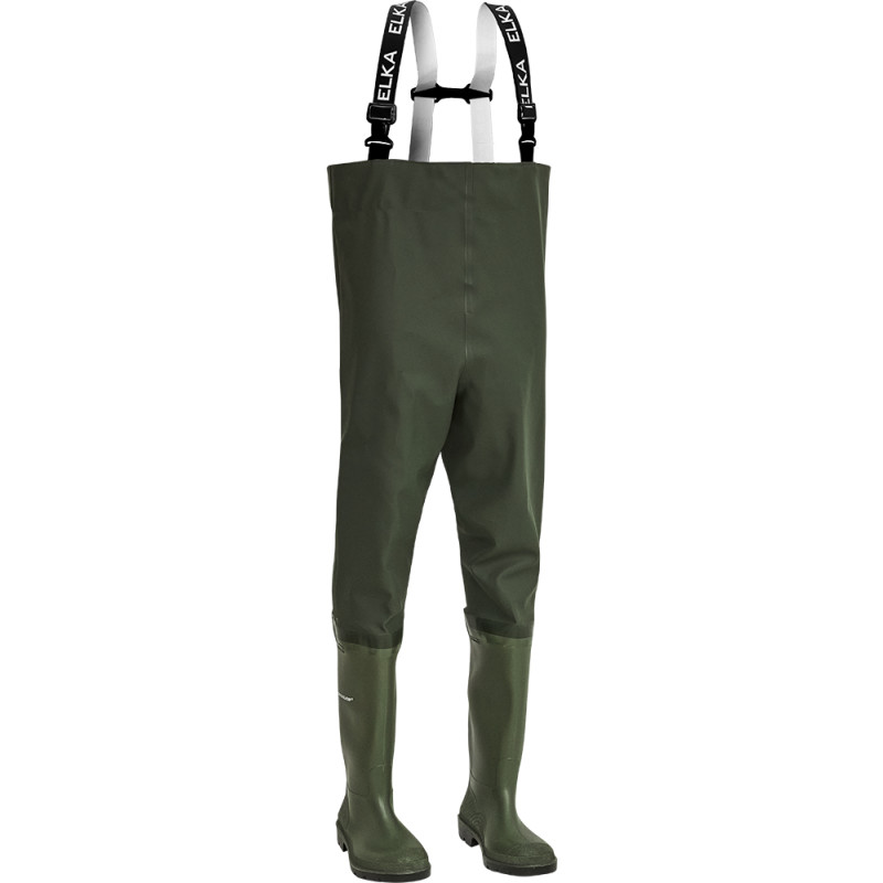 ELKA Waders 171700 - Oliven / 36 | Waders | EN 343 3-1-X | Fjernlager
