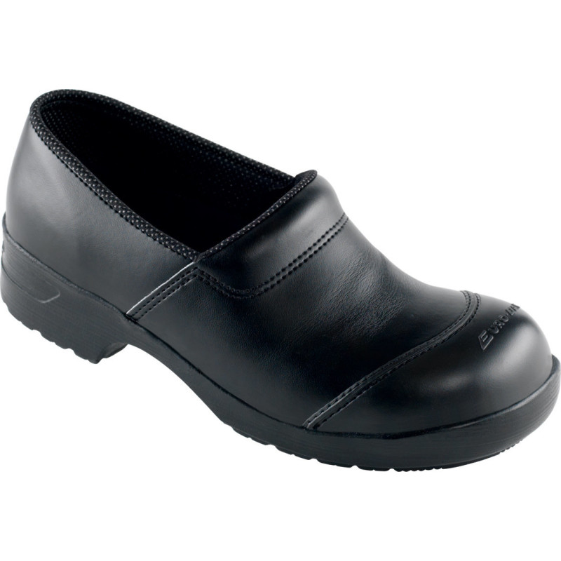 Euro-Dan skyddsträskor med hälkappa, svart, st 45