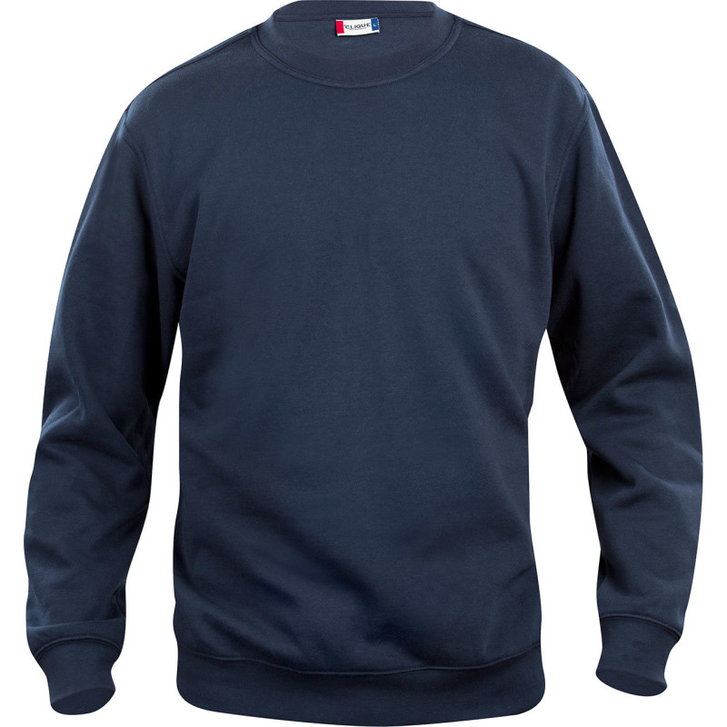 Clique Basic Roundneck sweatshirt, mørk marineblå, str. XS
