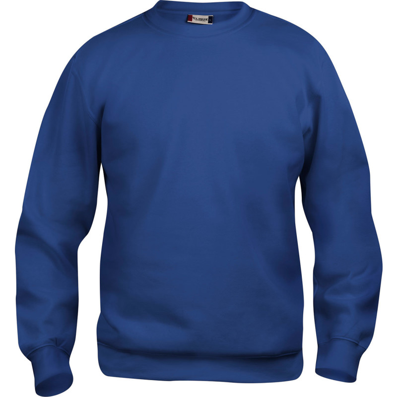 Clique Basic Roundneck collegetröja, blå, st