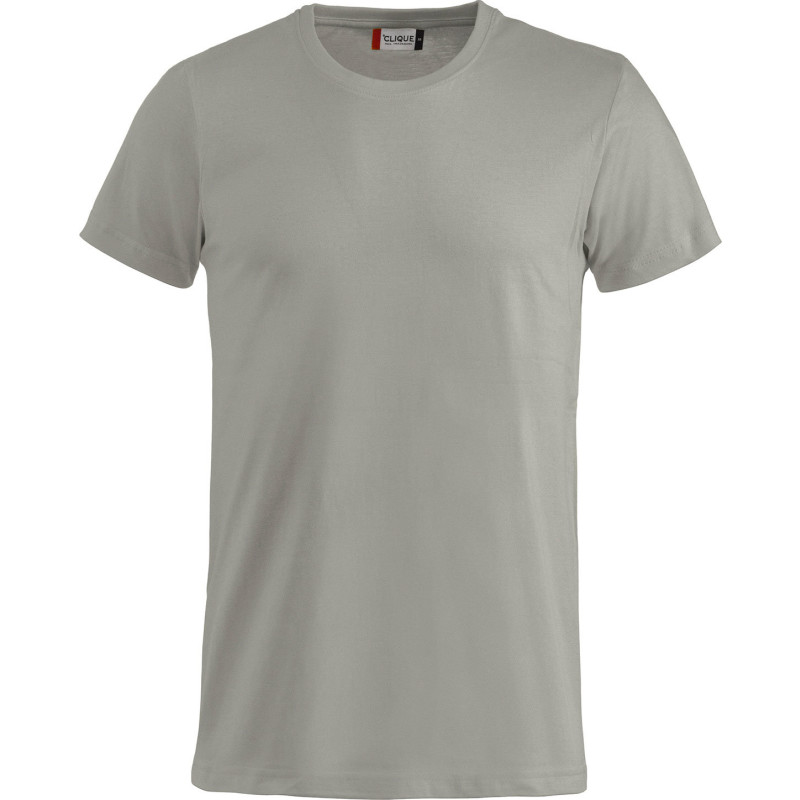 Clique Basic t-shirt, sølvgrå, str. L