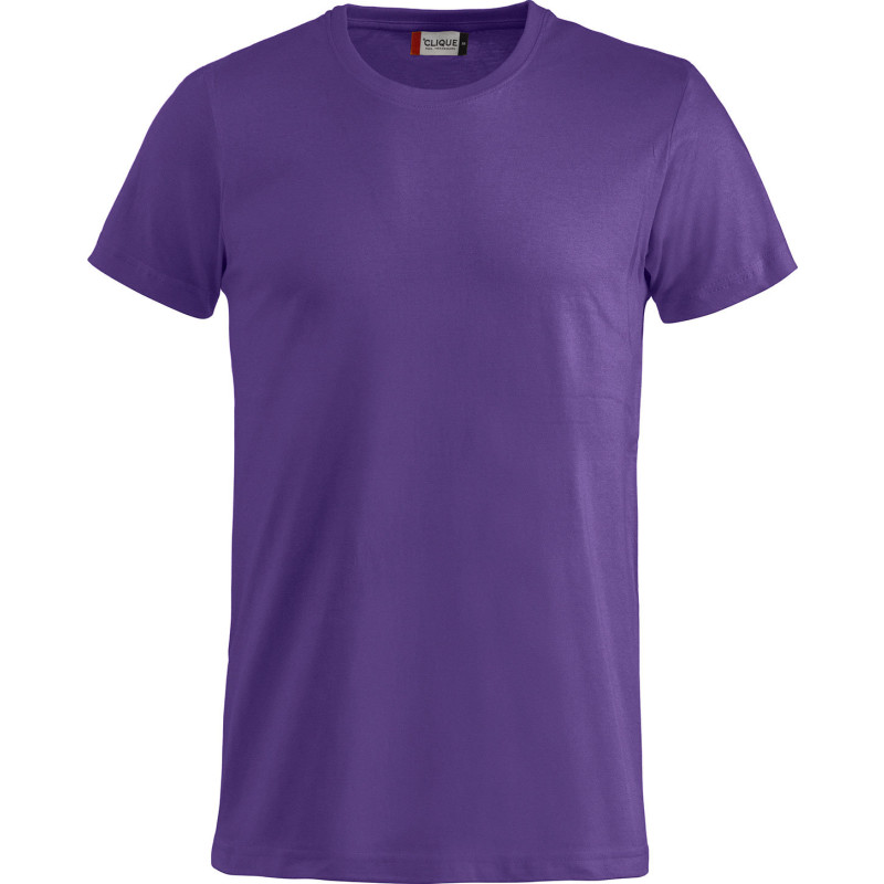 Clique Basic t-shirt, lilla, str. 4XL