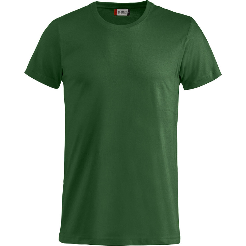 Clique Basic t-shirt, flaskegrøn, str. S