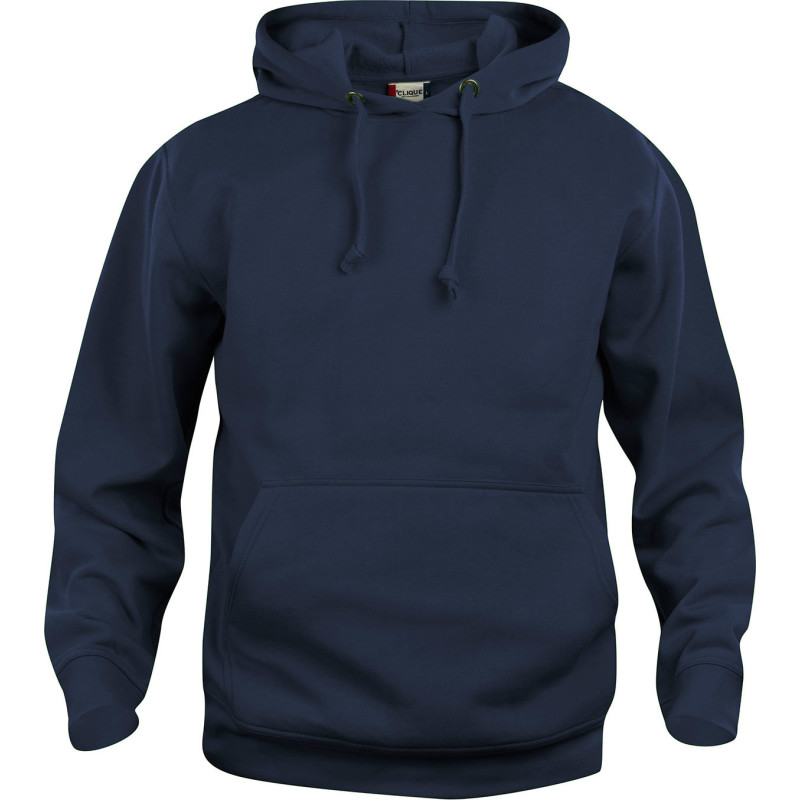 Clique Basic hoodie, mörk marinblå, st S