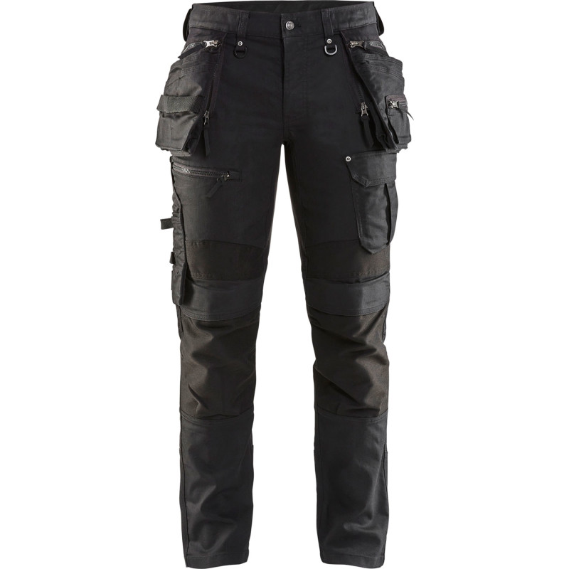Blåkläder Workwear X1900 hantverksbyxor med 2-vägsstretch, svart, st C154