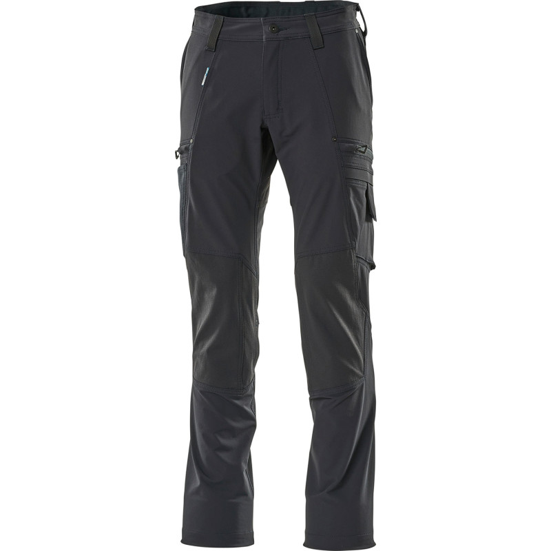 Mascot Advanced arbetsbyxor med stretch, marinblå, st 76C47