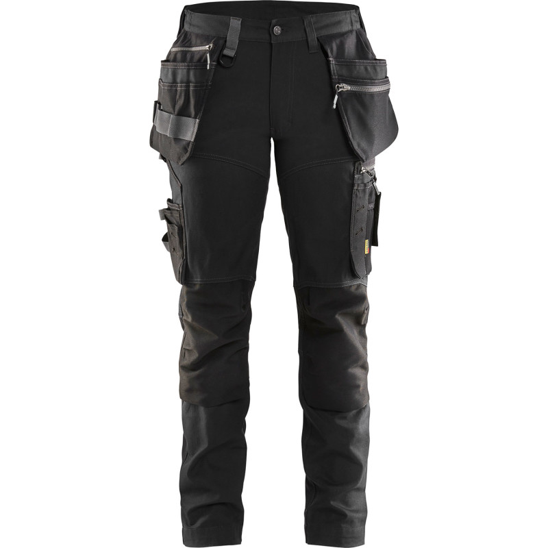 Blåkläder Workwear 7115 hantverksbyxor med 2-vägsstretch, dam, svart, st D25