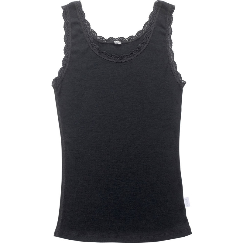 JohaCecilie topp dam, med spets, svart, st XL