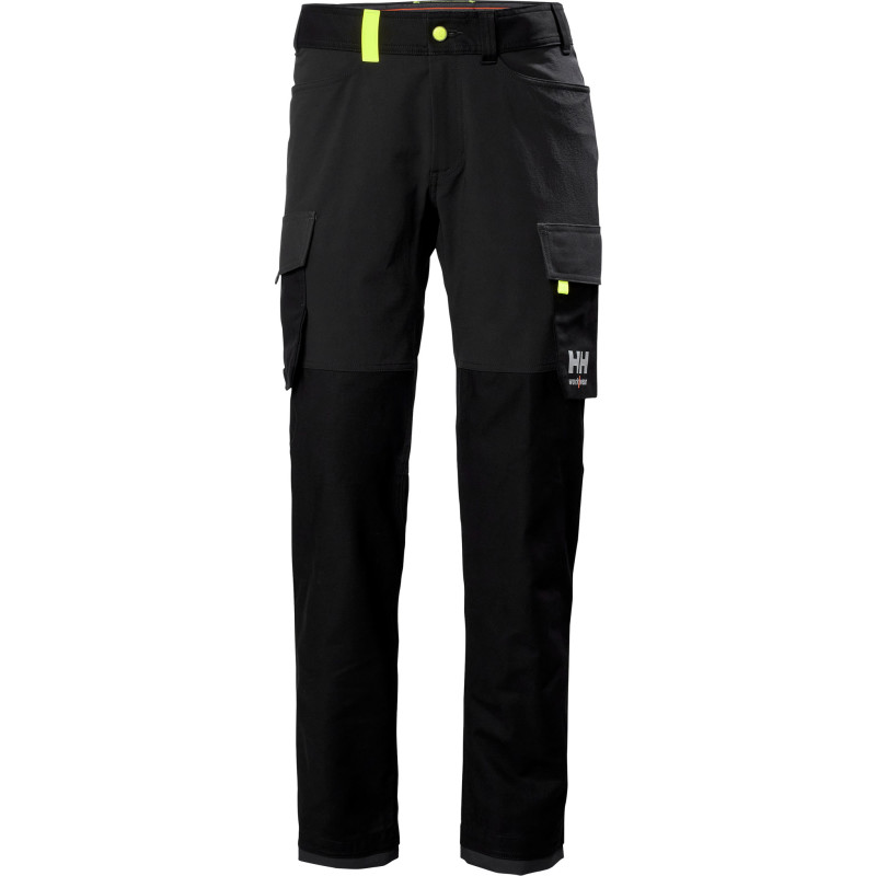 Helly Hansen Oxford servicebyxa med 4-vägs stretch, svart/mörkgrå, st D96