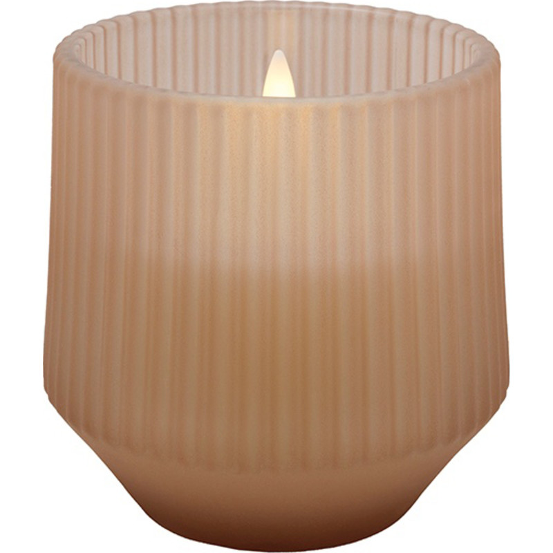 4 stk Uyuni LED duftlys, beige