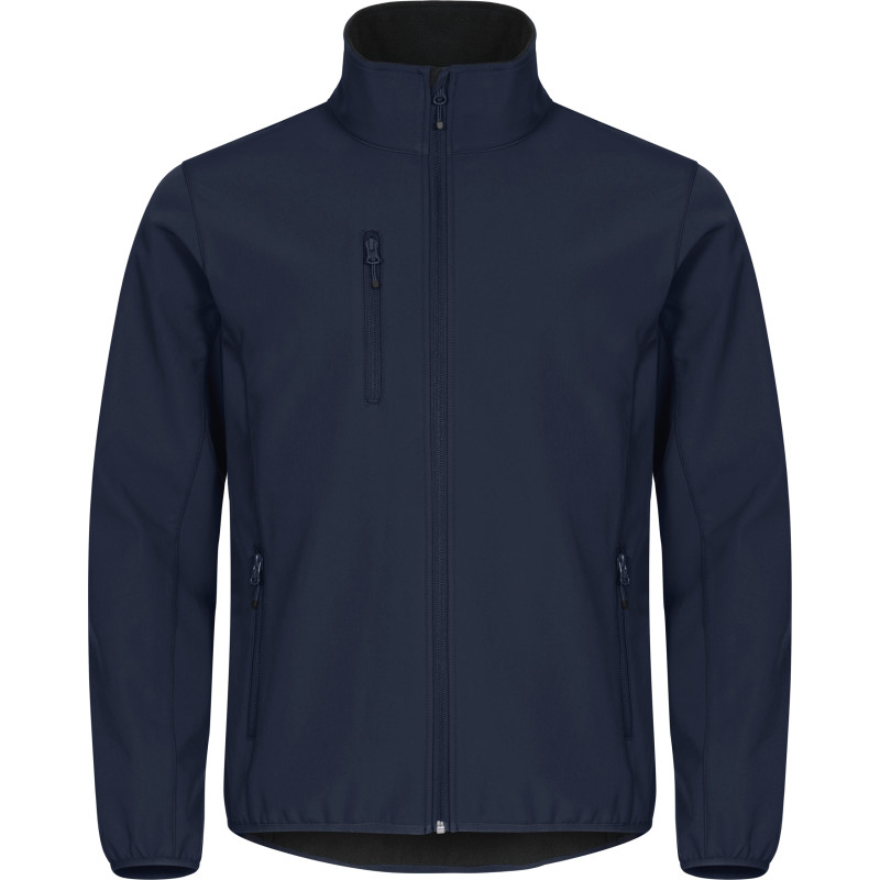 Clique Classic softshell jakke, mørk marineblå, str. S