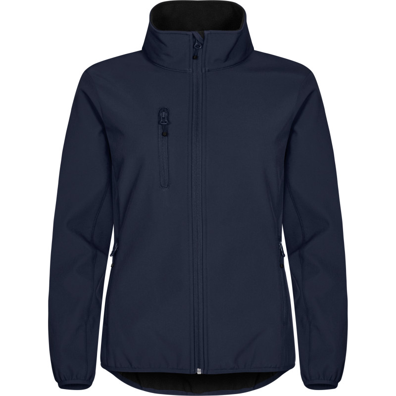 Clique Classic softshelljacka dam, mörk marinblå, st 2XL