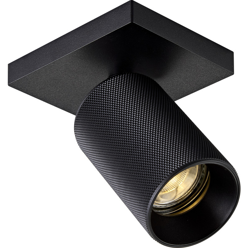 Antidark SpotOn spotlampe, mønstret sort