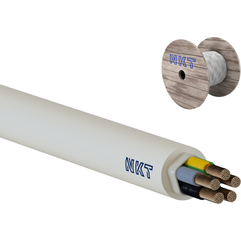 Installationskabel NOIKLX 90° Dca 5G6 Lysegrå Tr500 - (500 meter)