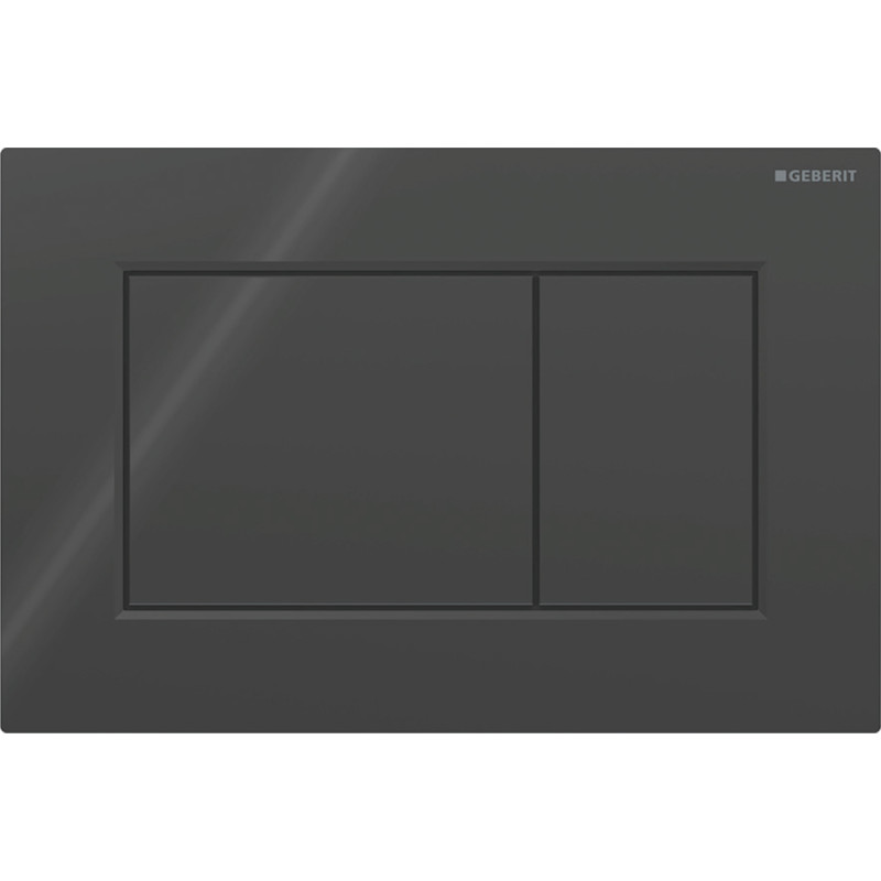 Geberit Sigma01 betjeningplade - Til dobbeltskyl square Sort