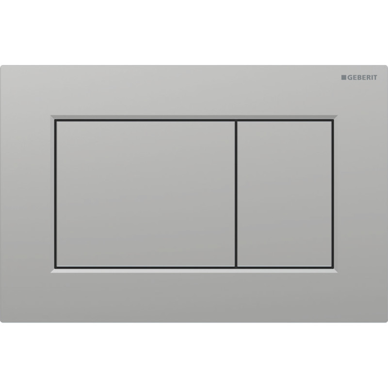 Geberit Sigma01 betjeningplade - Til dobbeltskyl square Mat krom