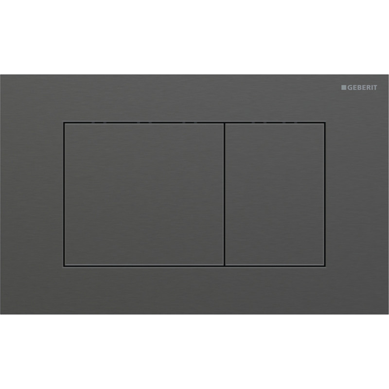Geberit Sigma 40 Square betjeningsplade, børstet sort krom