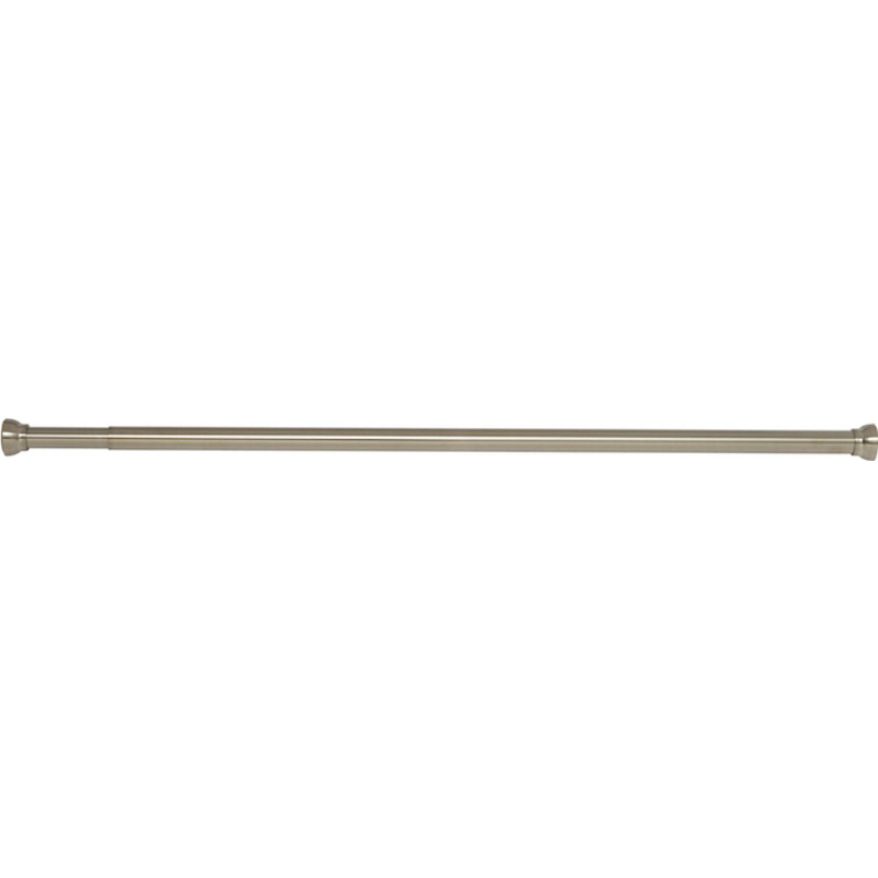 Spirella Kreta duschdraperistång, 75-125 cm, borstad aluminium