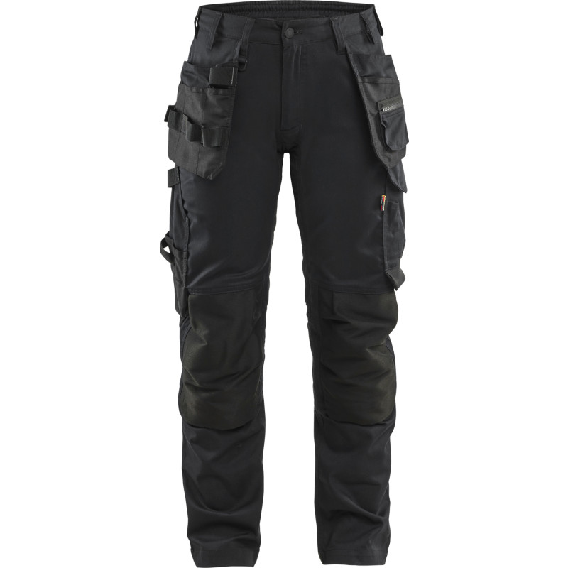 Blåkläder Workwear 7132 hantverksbyxor med 2-vägsstretch, dam, svart, st C38