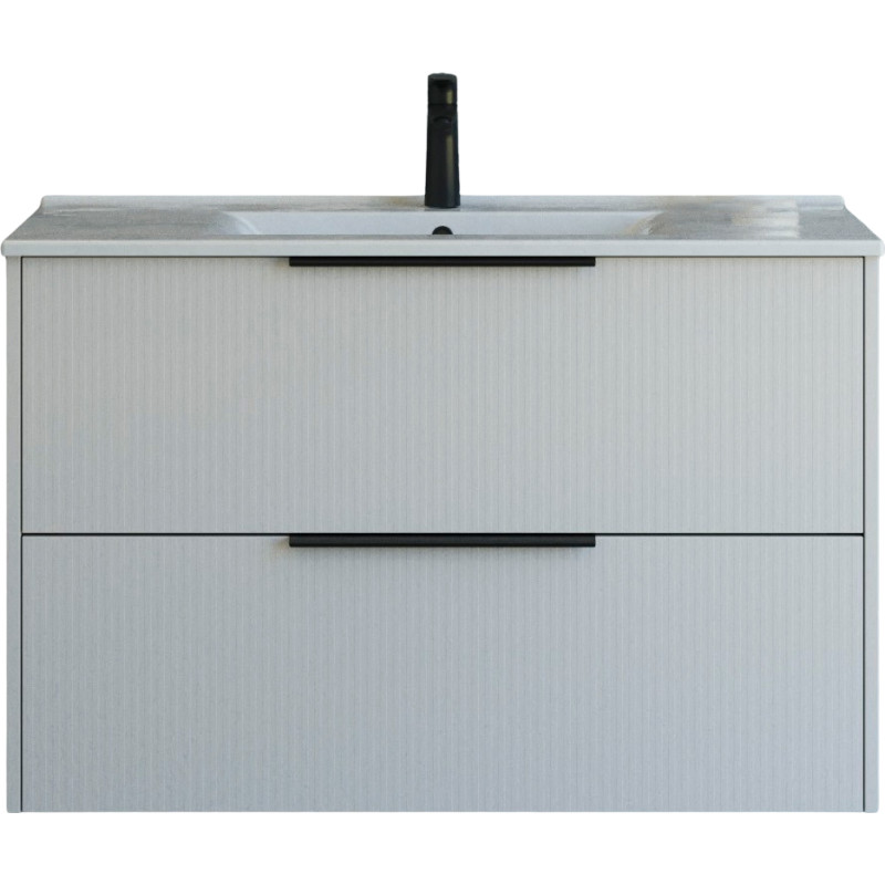Dansani Mido+ Classic möbelpaket, 101x45,5 cm, randig matt beige