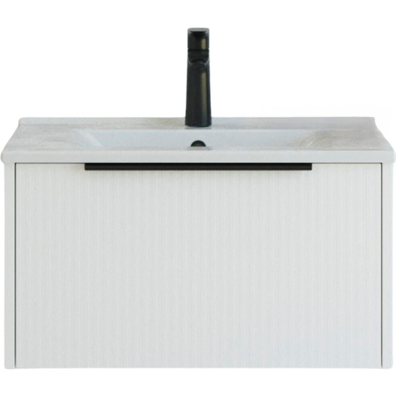 Dansani Mido+ Classic møbelpakke, 61x44 cm, stribet mat hvid