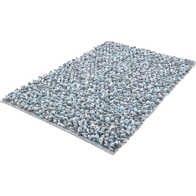 Kleine Wolke Sling bademåtte, 70x120 cm, blå/grå