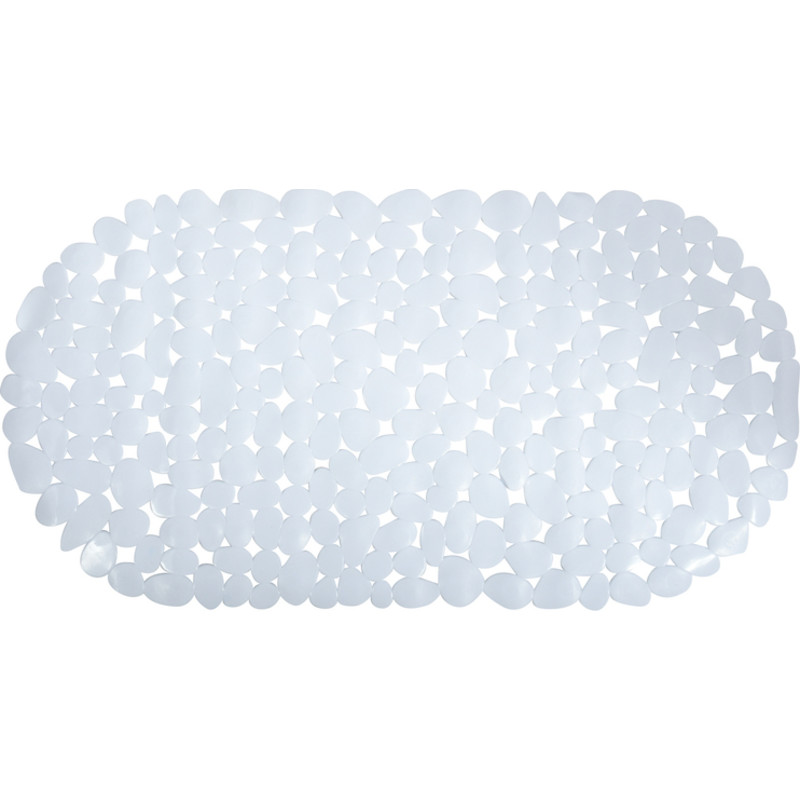 Spirella Galets badrumsmatta, 68x35 cm, vit