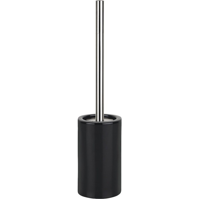 Spirella Tube toiletbørste, krom/sort