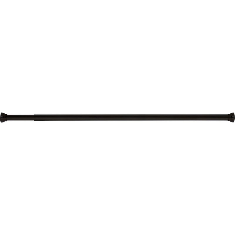 Kleine Wolke Spring Rod duschdrapperistång, 75-125 cm, svart