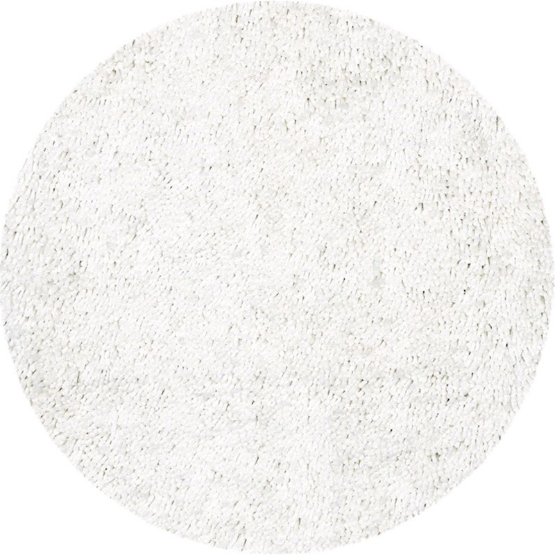 Spirella Highland bademåtte, Ø60 cm, hvid