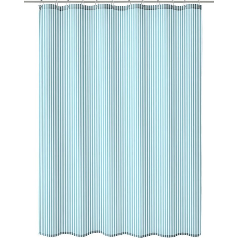 Kleine Wolke Sanna duschdraperi, 120x200 cm, grön/vit