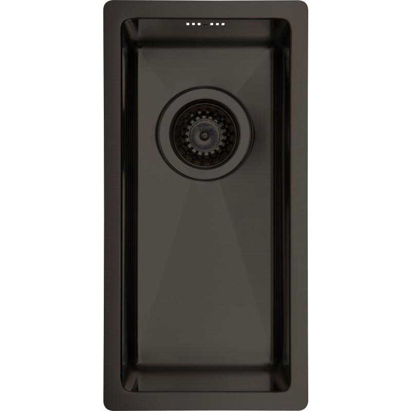 Lavabo Kubus 180 Soft diskho, 22x44 cm, m&ouml;rk brons