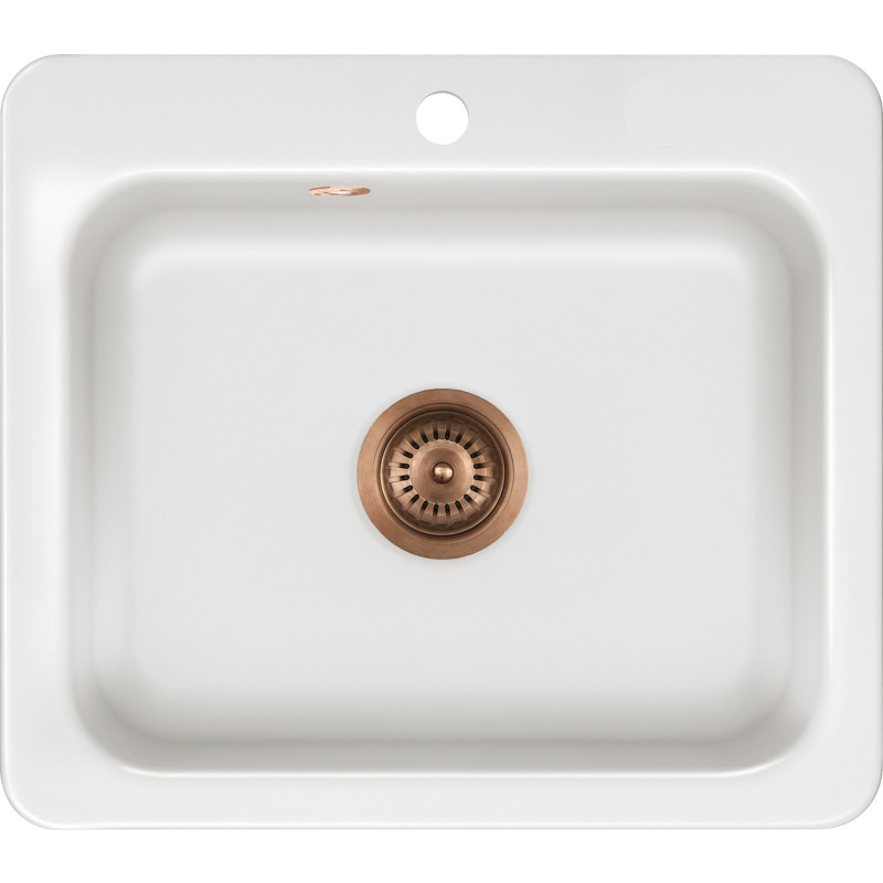 Lavabo Juna 57 køkkenvask, 57,5x51 cm, hvid